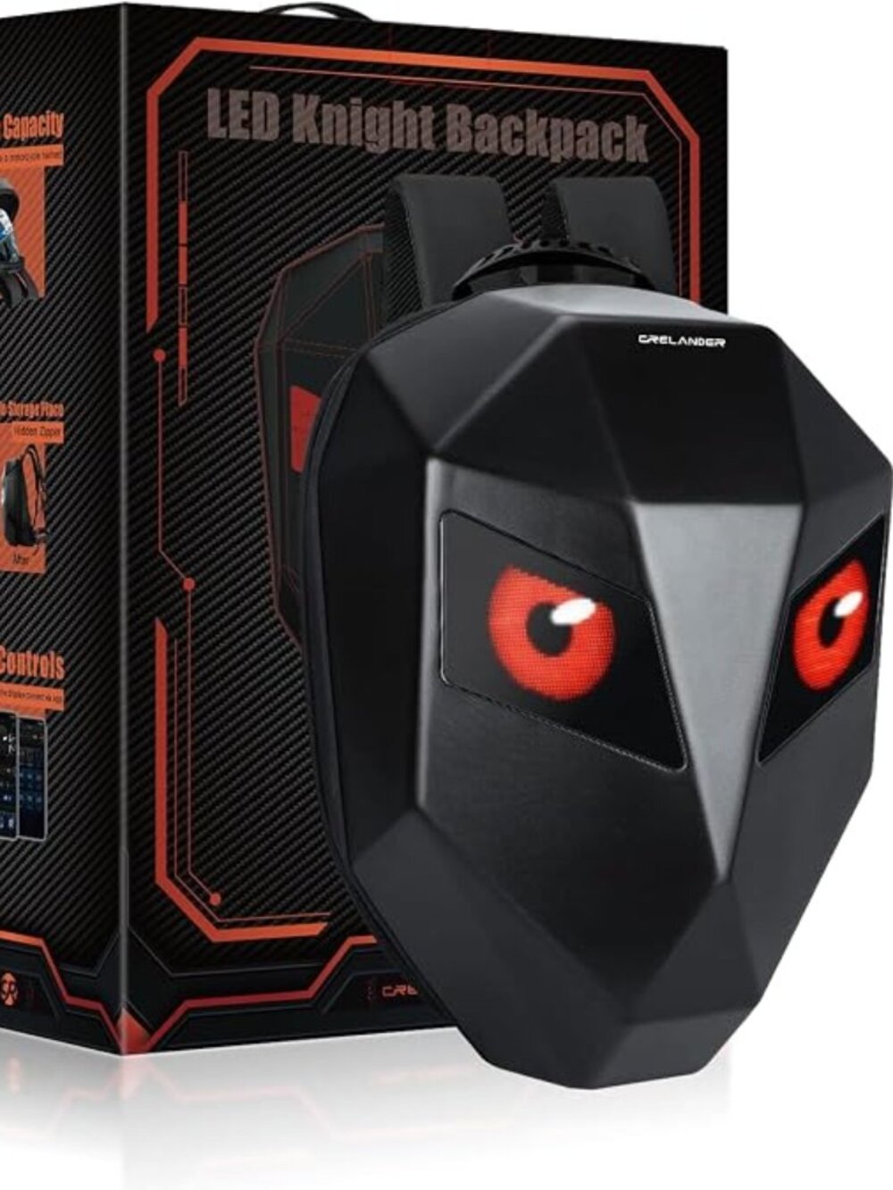 Motorcycle Backpack,LED Programmable Knight Backpack